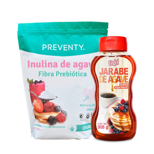 Inulina de Agave 350 g + Jarabe de Agave 908