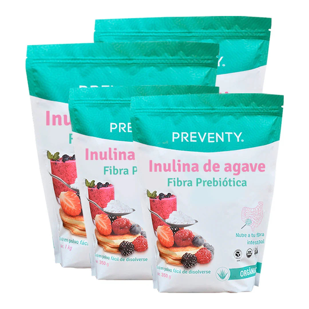 Inulina Orgánica (2 piezas de 1kg + 2 piezas de 350 g)